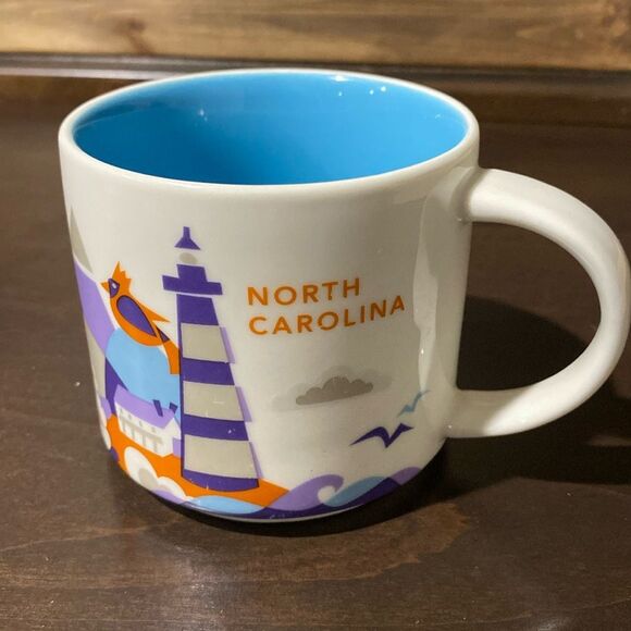 2015 Starbucks North Carolina Mug You Are Here Collection - Picture 1 of 5